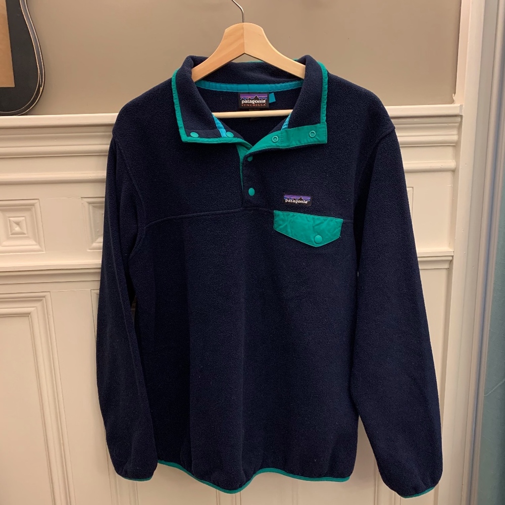 Women's Patagonia Synchilla Snap-T Pullover Sz L